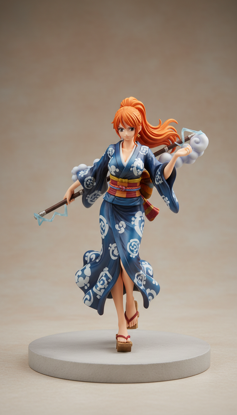 Resin Nami Statue Wano Edition