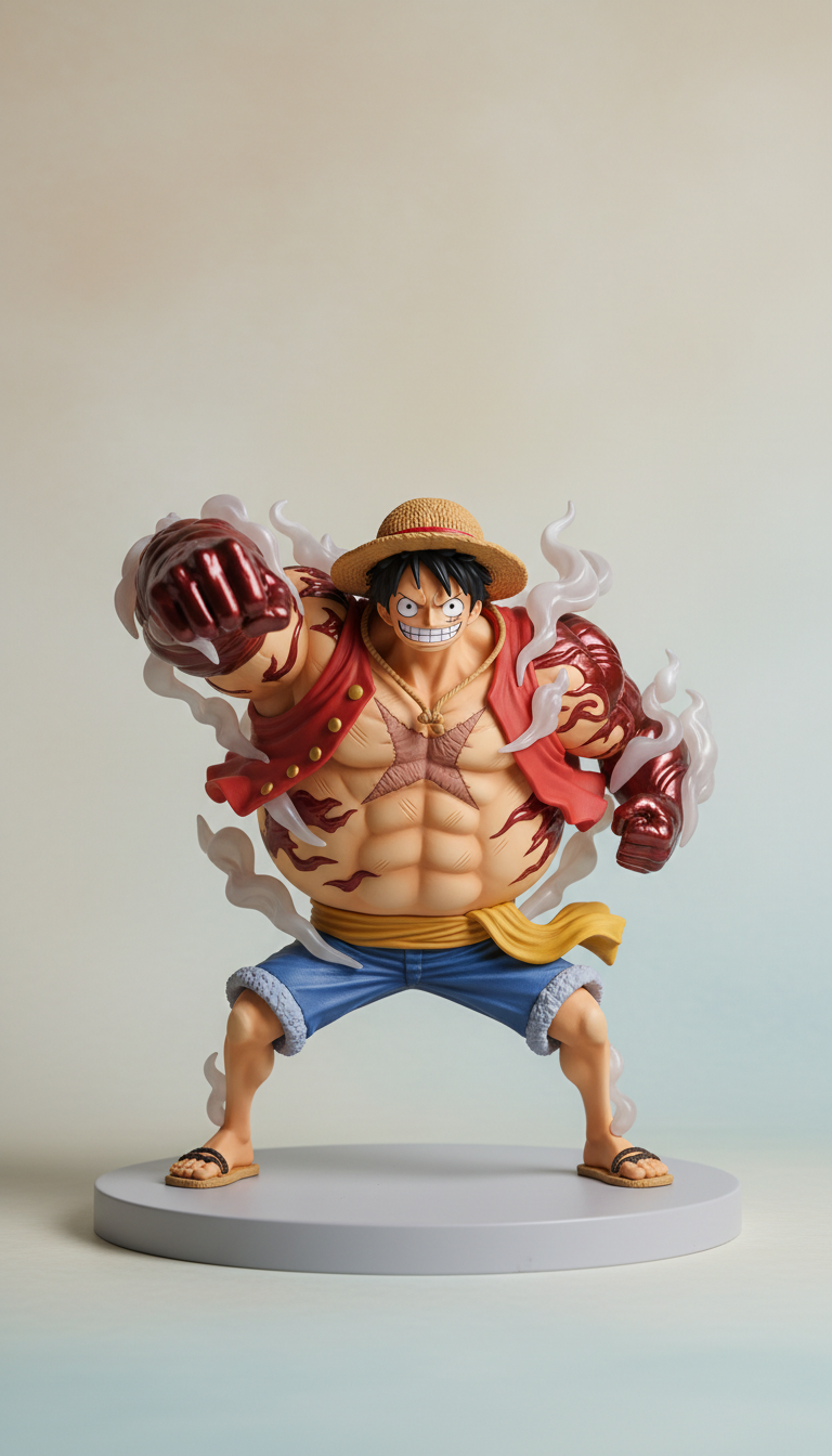 Hand-Painted Zoro Statue Dynamic Pose