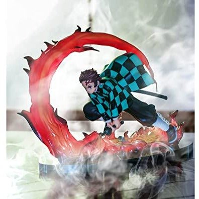 Demon Slayer Tanjiro Fire Breathing Moon Figure