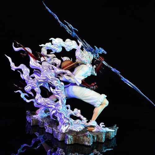 One Piece Mugiwara Luffy Gear 5 Thunder Attack Style 1 Figure