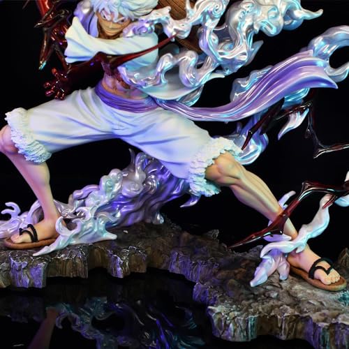 One Piece Mugiwara Luffy Gear 5 Thunder Attack Style 1 Figure