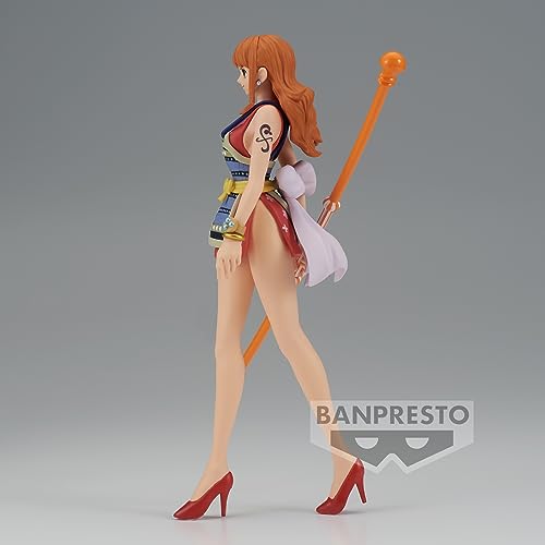 One Piece Nami Walking Wano Style Statue